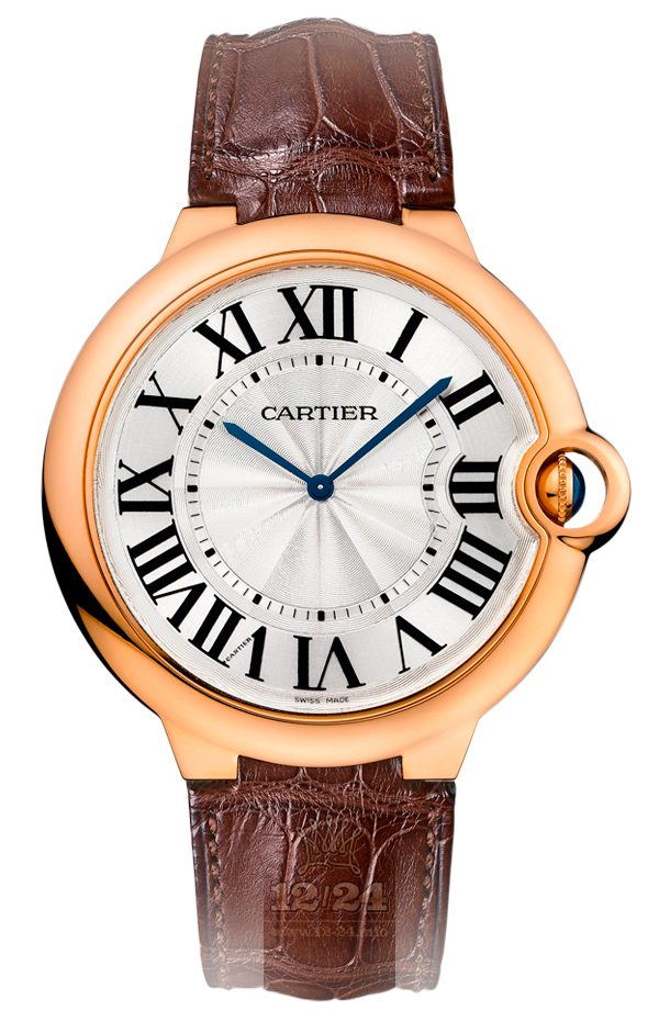 Cartier Ballon Bleu de Cartier Watch W6920054 46 mm Pink gold Case Silver Dial