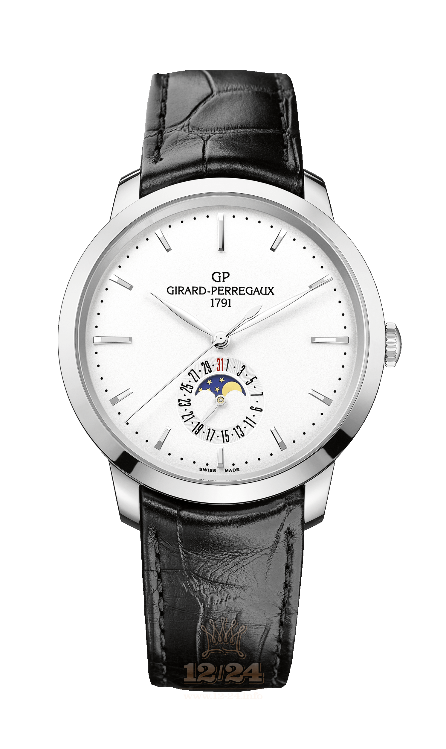 Girard Perregaux 1966 Watch 49545-11-131-BB60 Stainless steel Case Silver Dial