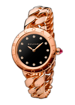 Bvlgari Bvlgari Bvlgari Watch 102036 BBCP31BGG.1T/12 31 mm Pink gold Case Black Dial