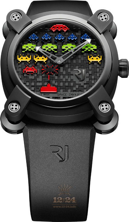 Romain Jerome Collaborations Watch RJ.M.AU.IN.021.01 40 mm Stainless steel PVD coating Case Black Dial