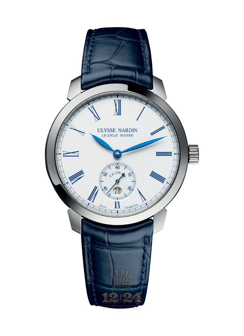 Ulysse Nardin Classic Watch 3203-136LE-2/E0 40 mm Stainless steel Case White Dial