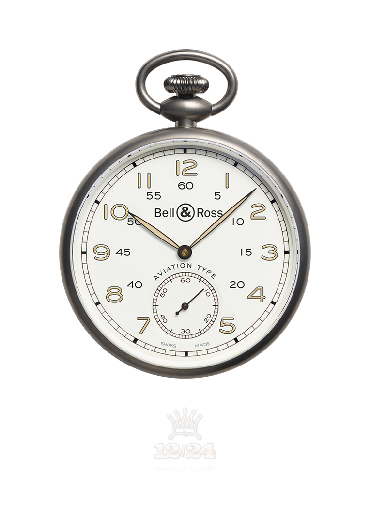 Bell & Ross Vintage Watch BRPW1-WH-TI 49 mm Stainless steel PVD coating Case White Dial