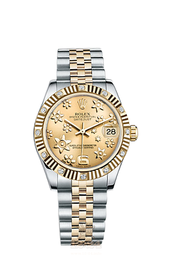 Rolex Datejust Watch 178313-0073 31 mm Steel / Yellow gold Case Golden Dial