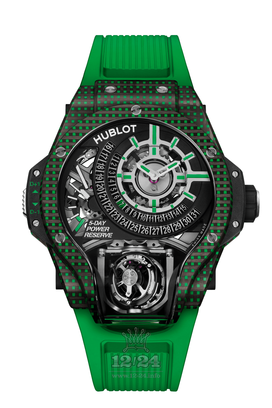 Hublot MP Collection Watch 909.QDG.1120.RX 49 mm Carbon Case Black Dial