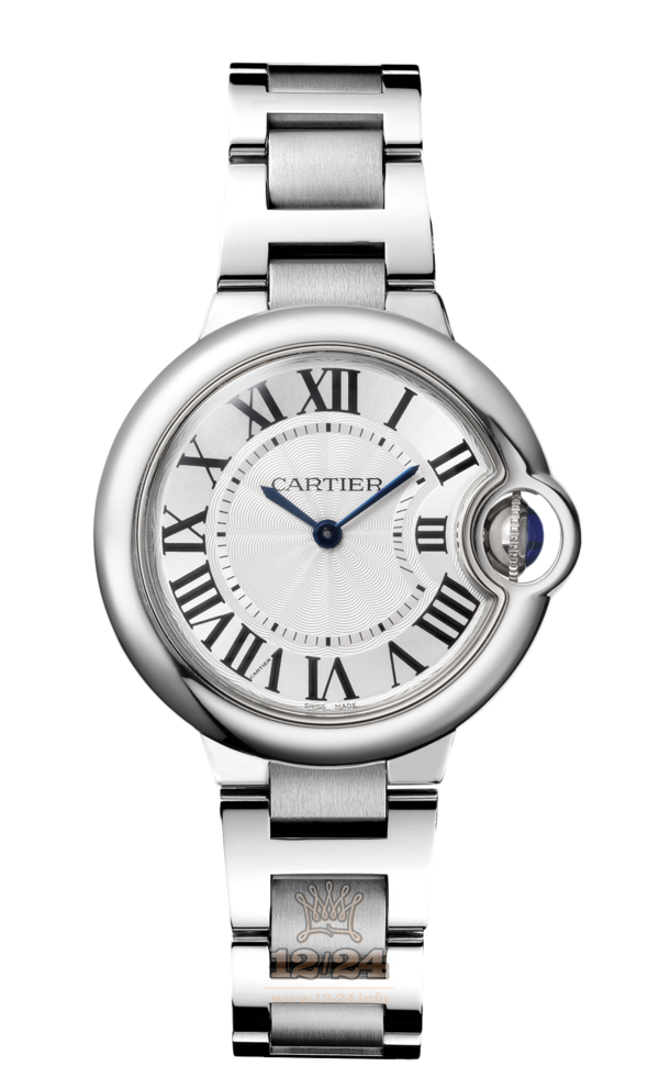 Cartier Ballon Bleu de Cartier Watch W6920084 33 mm Stainless steel Case Silver Dial