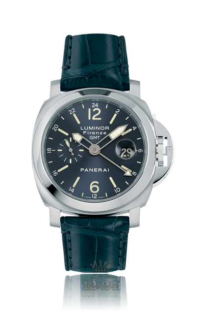 Panerai 2005 Watch PAM00228 44 mm Stainless steel Case Dark blue Dial