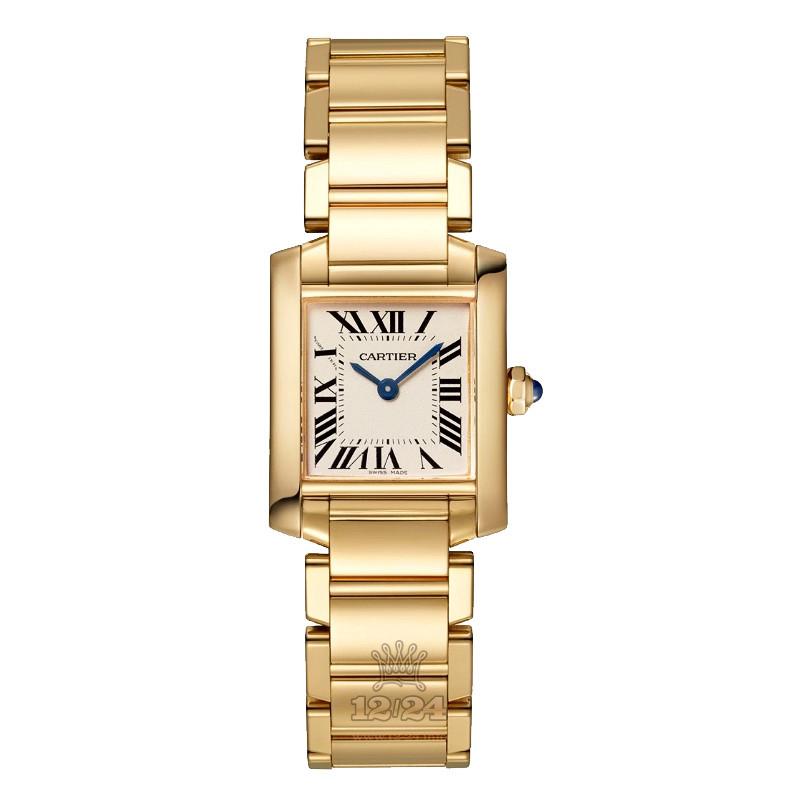 Cartier Tank Watch WGTA0032 30 mm Yellow gold Case Golden Dial