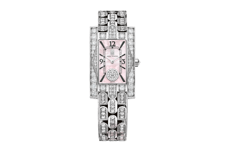 Harry Winston The Avenue Collection Watch AVEQHM21WW291 36 mm White gold Case Pink Dial