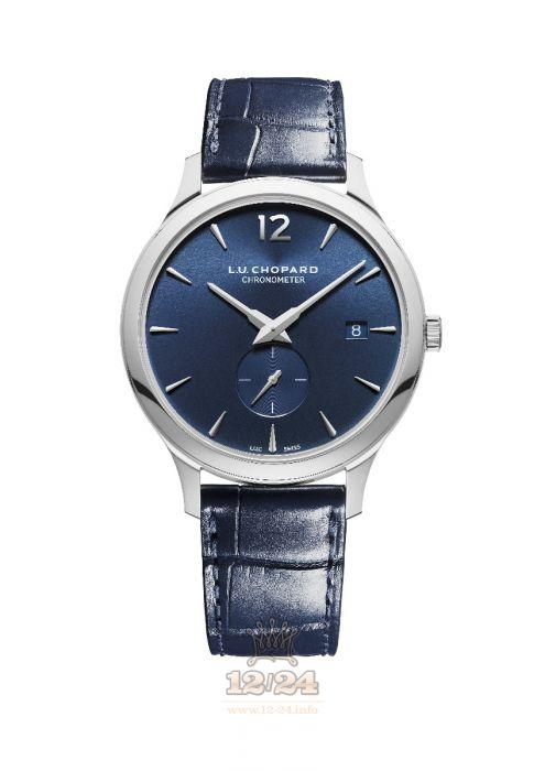 Chopard L.U.C Watch 161946-9001 40 mm Platinum Case Dark blue Dial