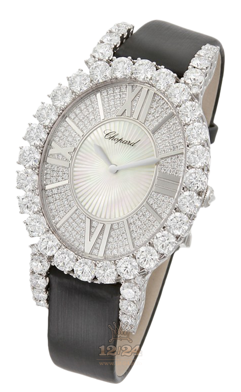 Chopard L Heure du Diamant Watch 139291-1200 White gold Case White Silver Dial