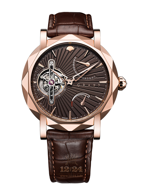 Graff MasterGraff Watch 2077_Graff_MG45PGC 45 mm Pink gold Case Brown (chocolate) Dial