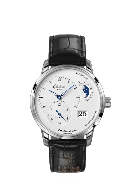 Glashutte Pano Watch 1-90-02-42-32-05 40 mm Stainless steel Case White Dial