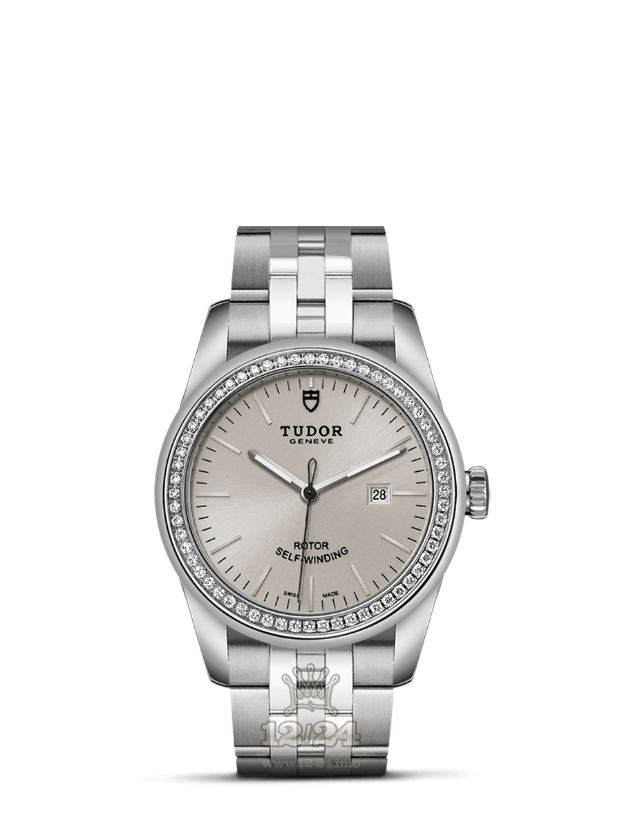 Tudor Glamour Watch M53020-0004 31 mm Stainless steel Case Silver Dial