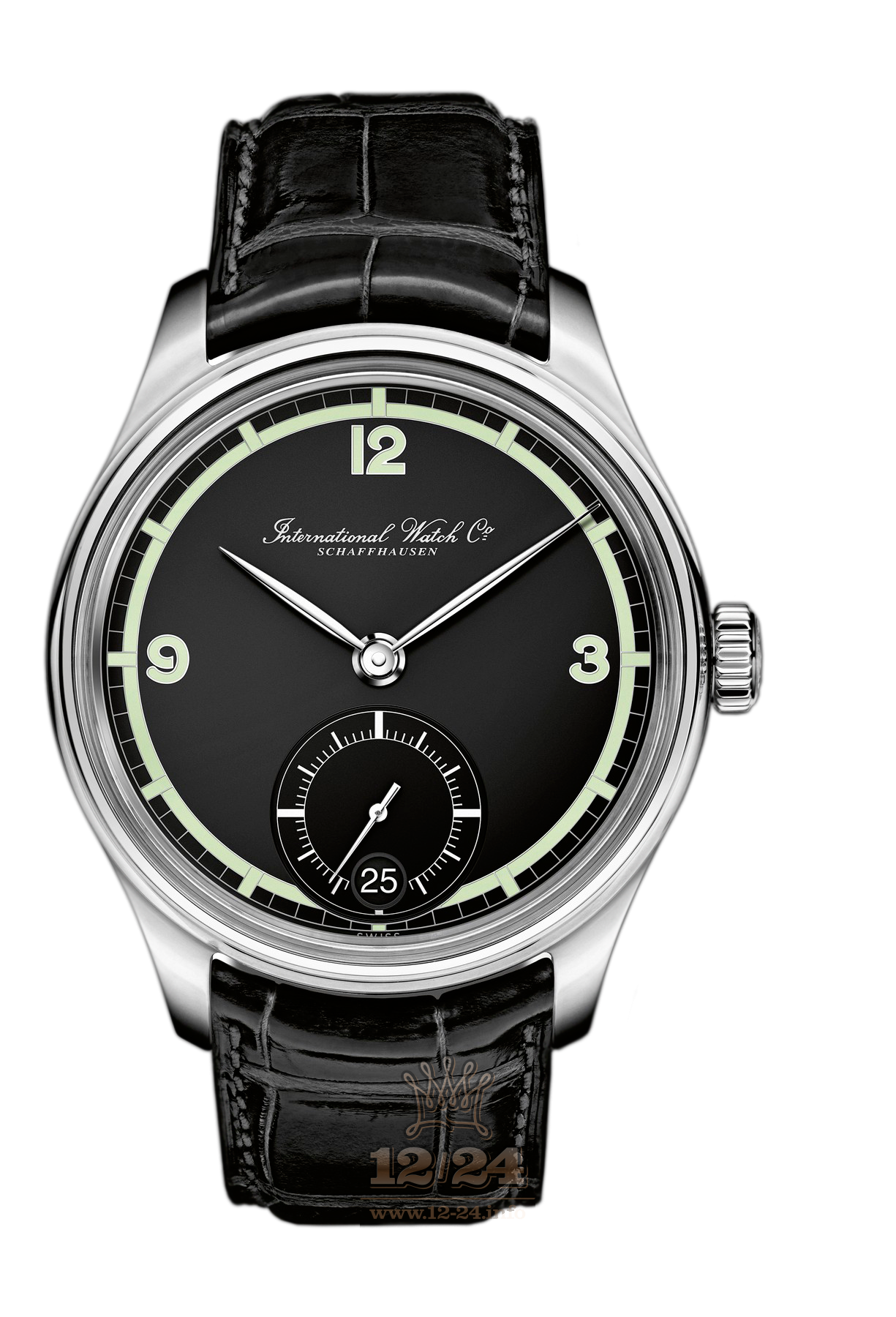 IWC Portugieser Watch IW510205 43 mm Stainless steel Case Black Dial