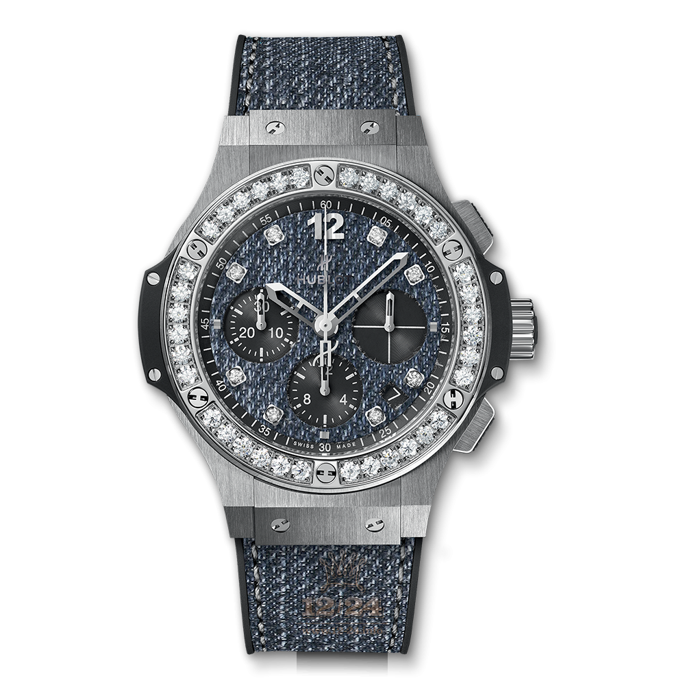 Hublot Big Bang Watch 341.SX.2770.NR.1204.JEANS 41 mm Stainless steel Case Black Dark blue Dial