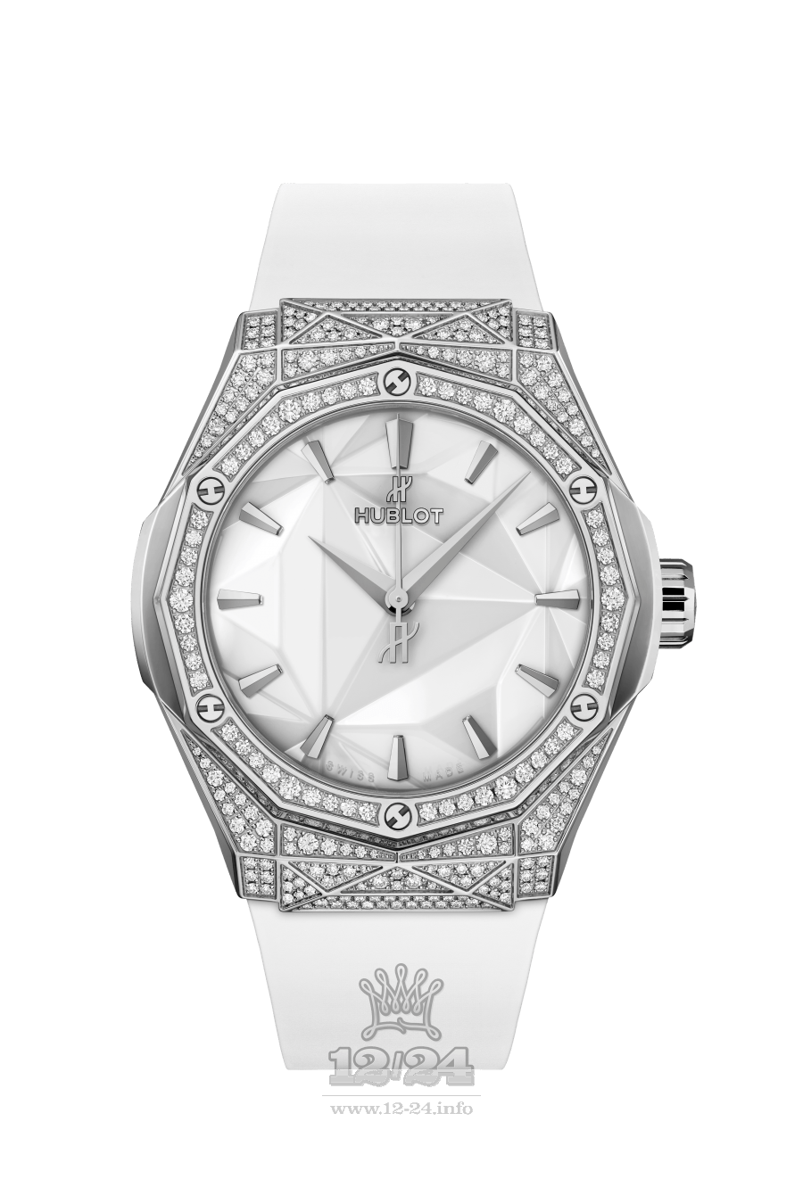 Hublot Classic Fusion Watch 550.NS.2200.RW.1604.ORL20 40 mm Titanium Case White Dial
