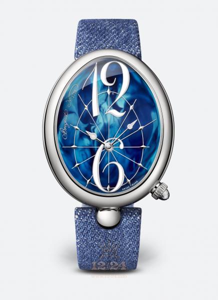 Breguet Reine de Naples Watch 8967ST/E8/786 43 mm Stainless steel Case Dark blue Dial