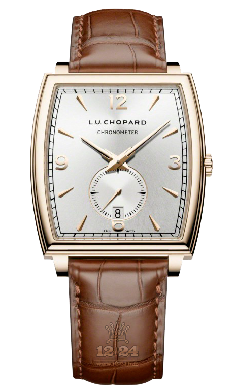 Chopard L.U.C Watch 162294-5001 40 mm Pink gold Case Silver Dial