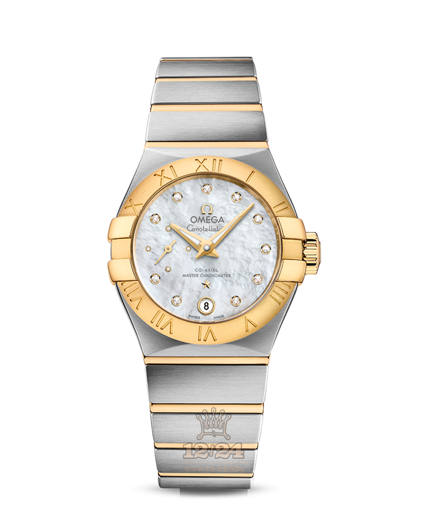 Omega Constellation Watch 127.20.27.20.55.002 27 mm Steel / Yellow gold Case White Dial