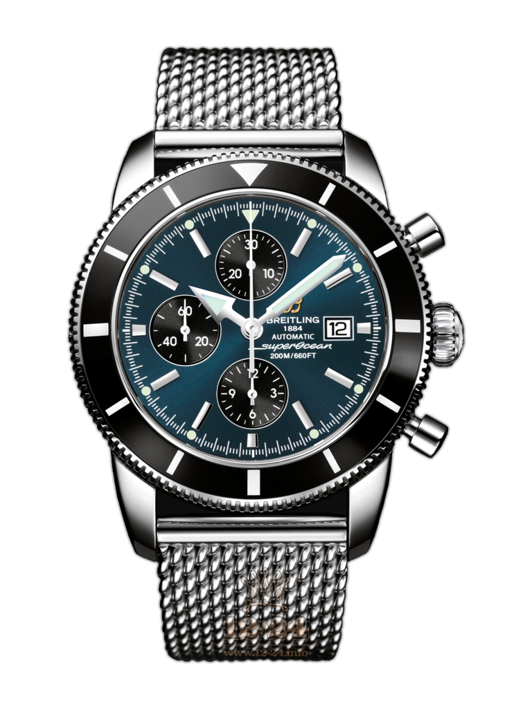 Breitling Superocean Heritage Watch A1332024/C817/152A 46 mm Stainless steel Case Gray Dark blue Dial