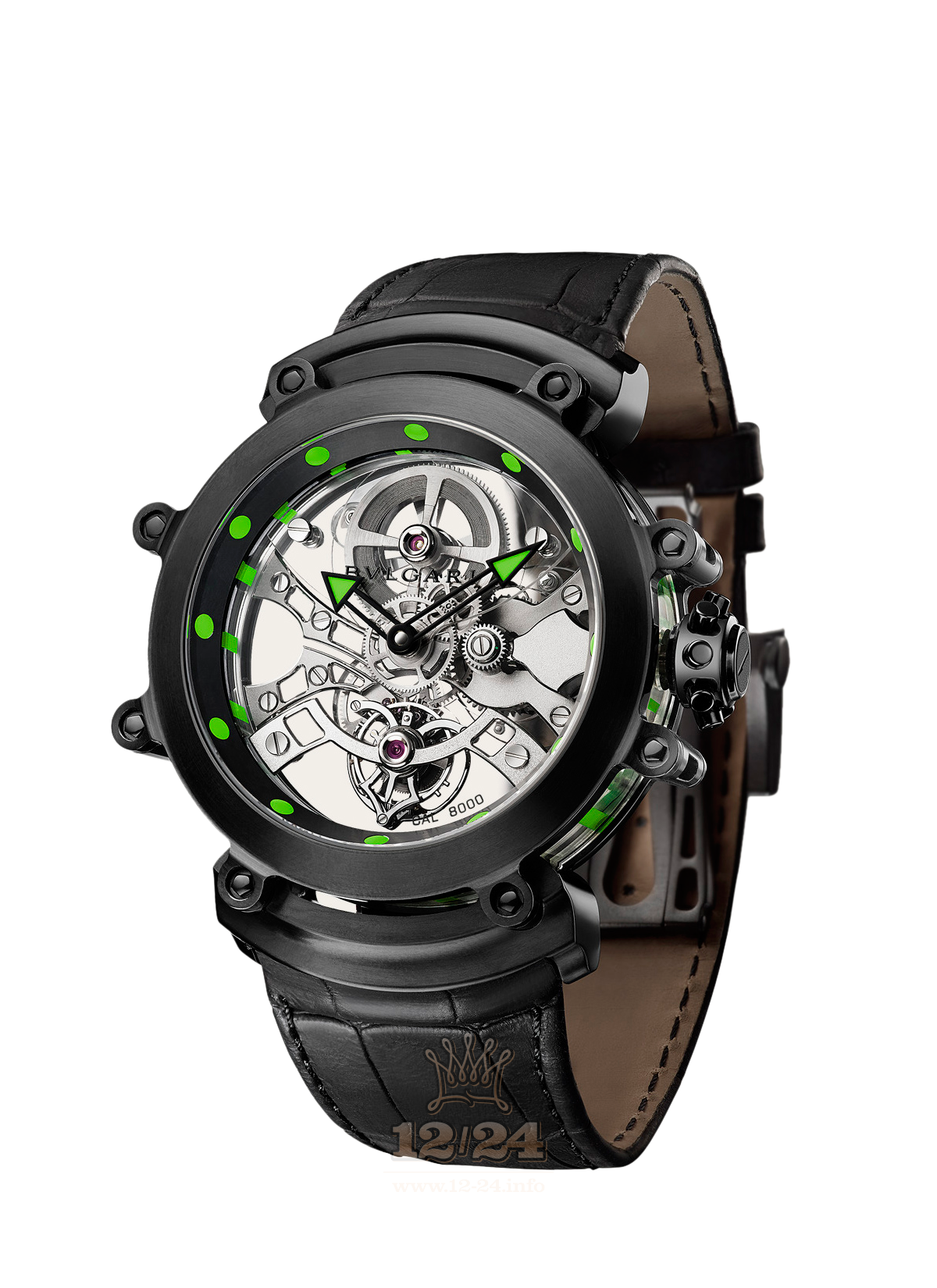 Bvlgari Haute Horlogerie Watch 102399 BGG53BTLTBSK/UN 53 mm Titanium DLC coating Case