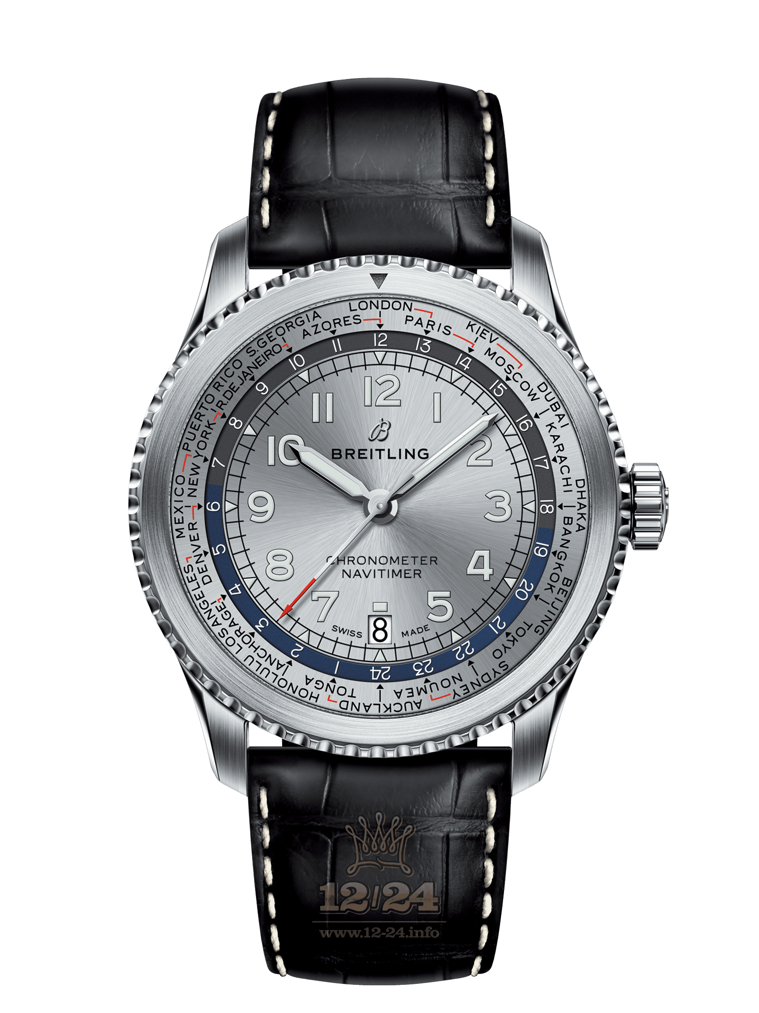 Breitling Navitimer Watch AB3521U01G1P2 43 mm Stainless steel Case Silver Dial