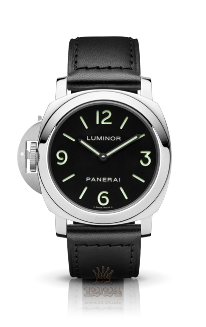 Panerai Luminor Watch PAM00219 44 mm Stainless steel Case Black Dial