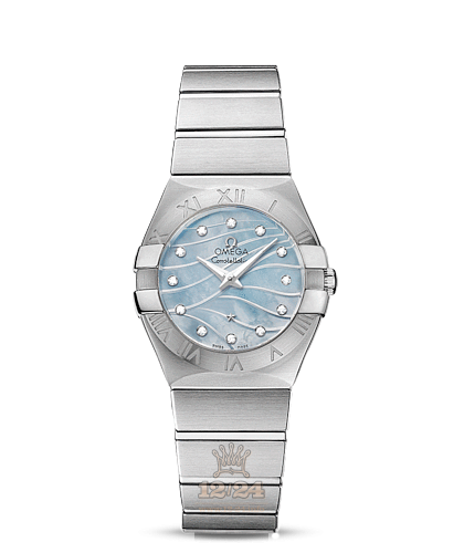 Omega Constellation Watch 123.10.27.60.57.001 27 mm Stainless steel Case Blue Dial