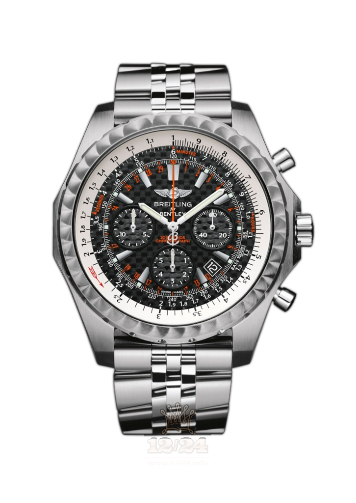 Breitling Breitling for Bentley Watch A253652D/BC59/991A 49 mm Stainless steel Case Black Dial