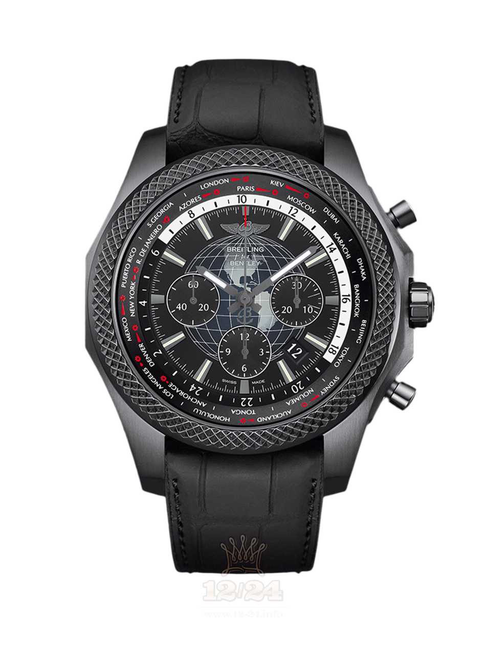Breitling Breitling for Bentley Watch MB0521V4/BE46/265S/M20DSA.2 49 mm Stainless steel Case Black Dial