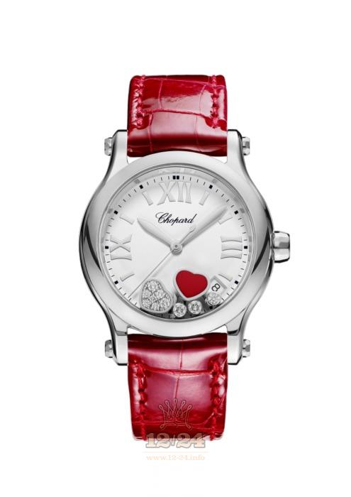 Chopard Happy Sport Watch 278582-3005 36 mm Stainless steel Case White Dial