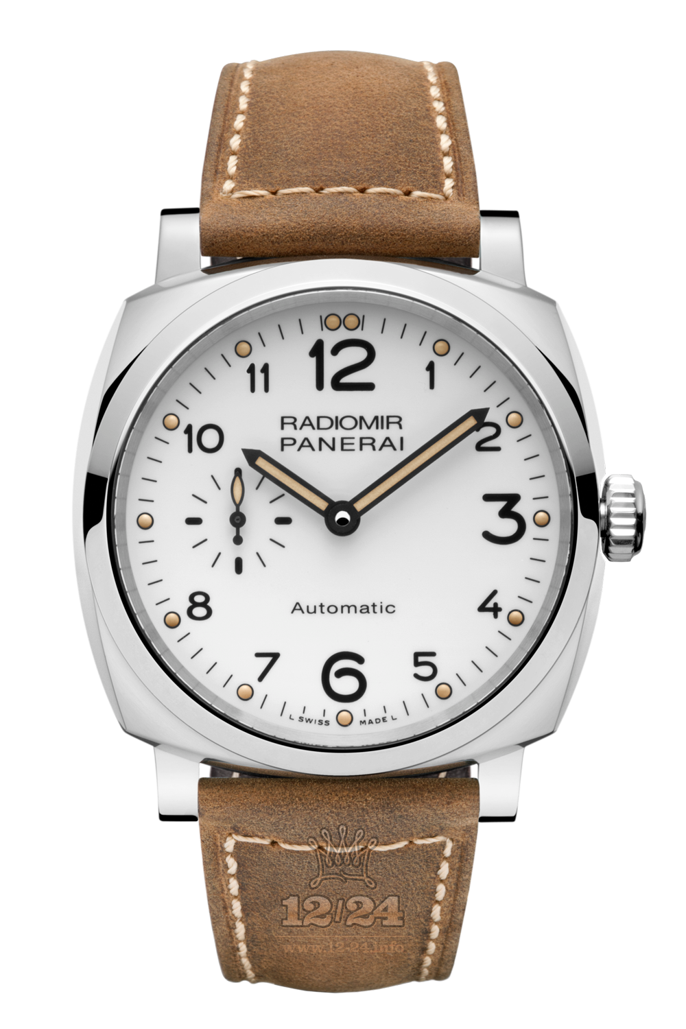 Panerai Radiomir 1940 Watch PAM00655 42 mm Stainless steel Case White Dial