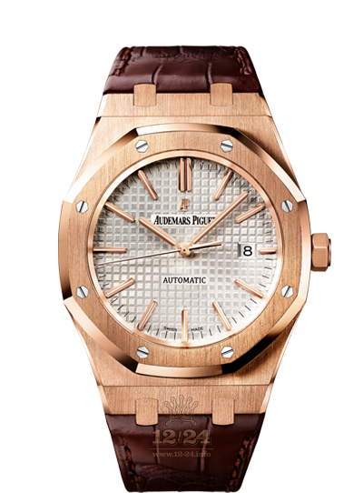Audemars Piguet Royal Oak Watch 15400OR.OO.D088CR.01 41 mm Pink gold Case White Dial
