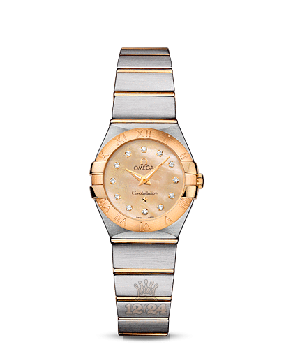 Omega Constellation Watch 123.20.24.60.57.001 24 mm Steel / Yellow gold Case