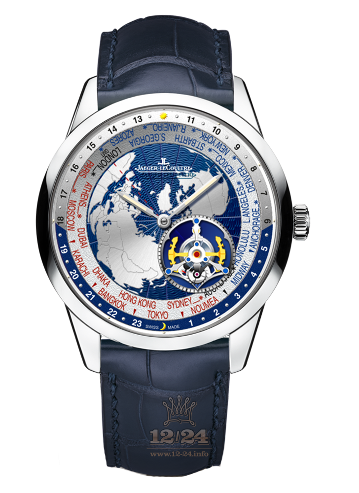 Jaeger-LeCoultre Geophysic Watch 8126420 44 mm Platinum Case Dark blue Dial