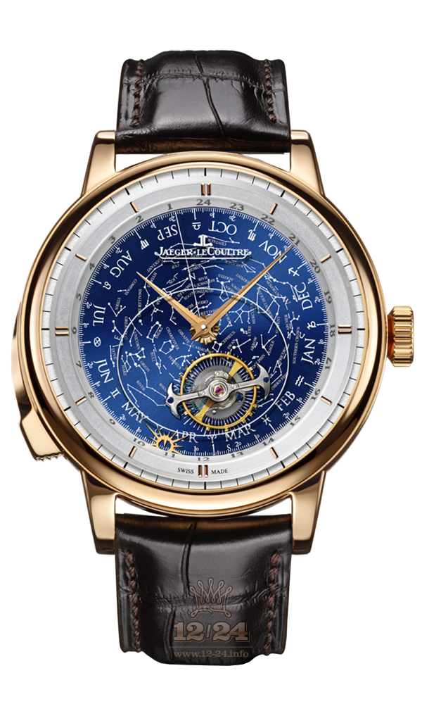 Jaeger-LeCoultre Master Watch 5022480 44 mm Pink gold Case Dark blue Painted Dial