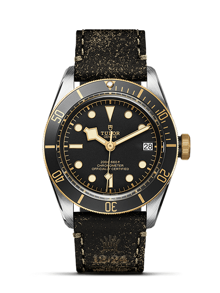 Tudor Black Bay S G Watch M79733n-0001 41 mm Steel / Yellow gold Case Black Dial