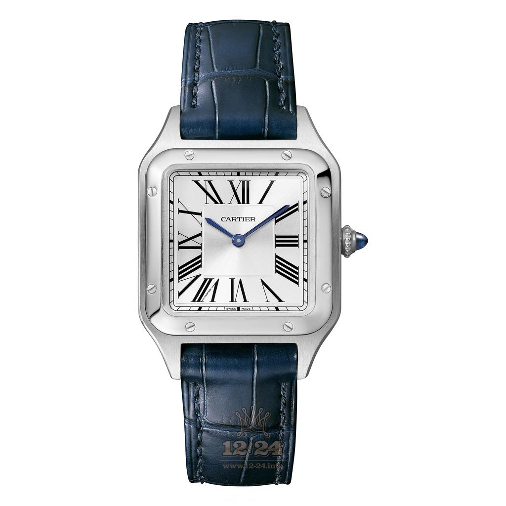Cartier Santos de Cartier Watch WSSA0022 43 mm Stainless steel Case Silver Dial