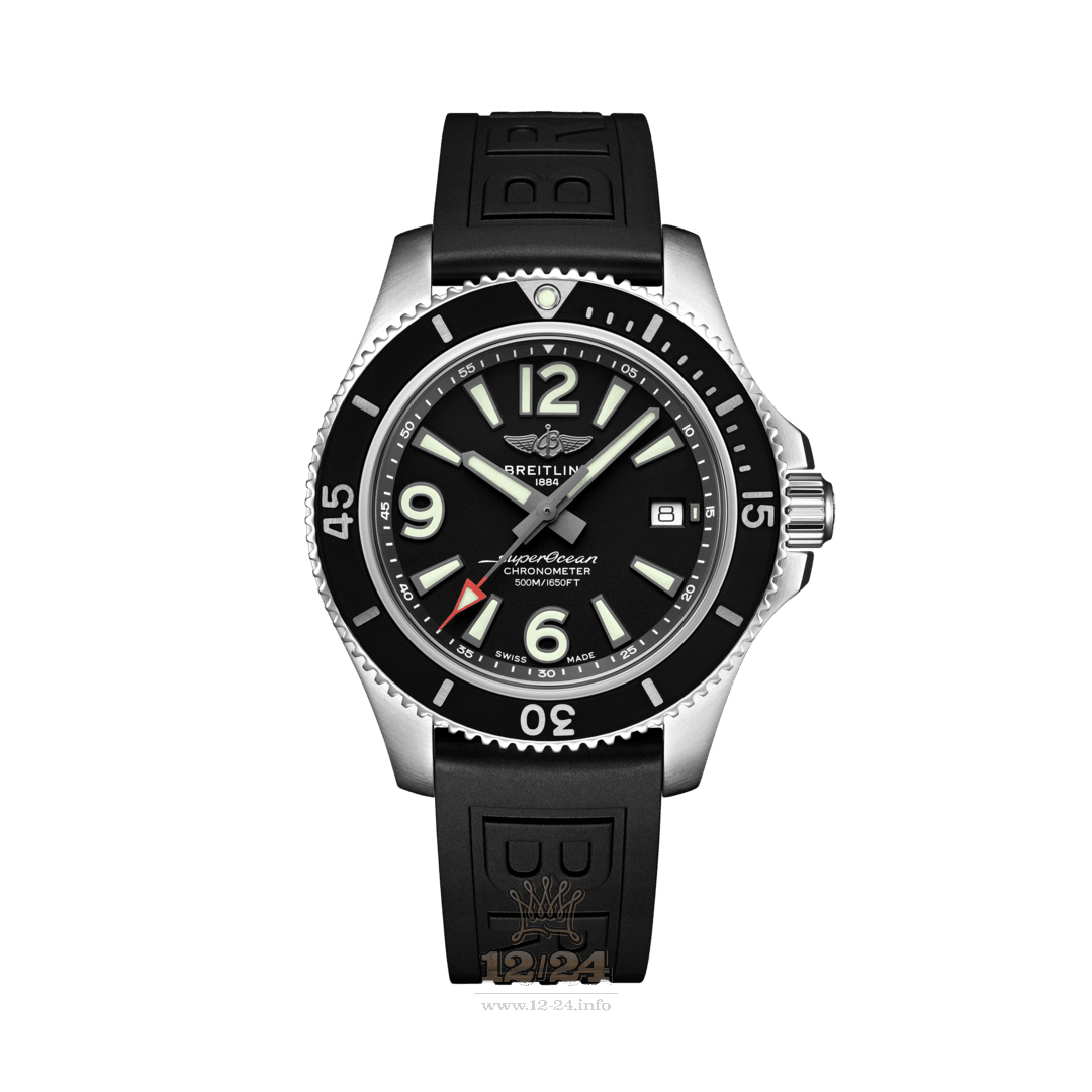 Breitling Superocean Watch A17366021B1S1 42 mm Stainless steel Case Black Dial