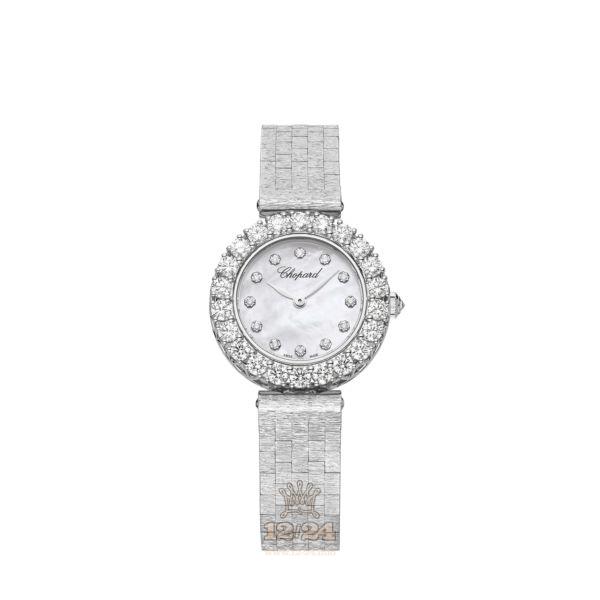 Chopard L Heure du Diamant Watch 10A178-1106 26 mm White gold Case White Dial