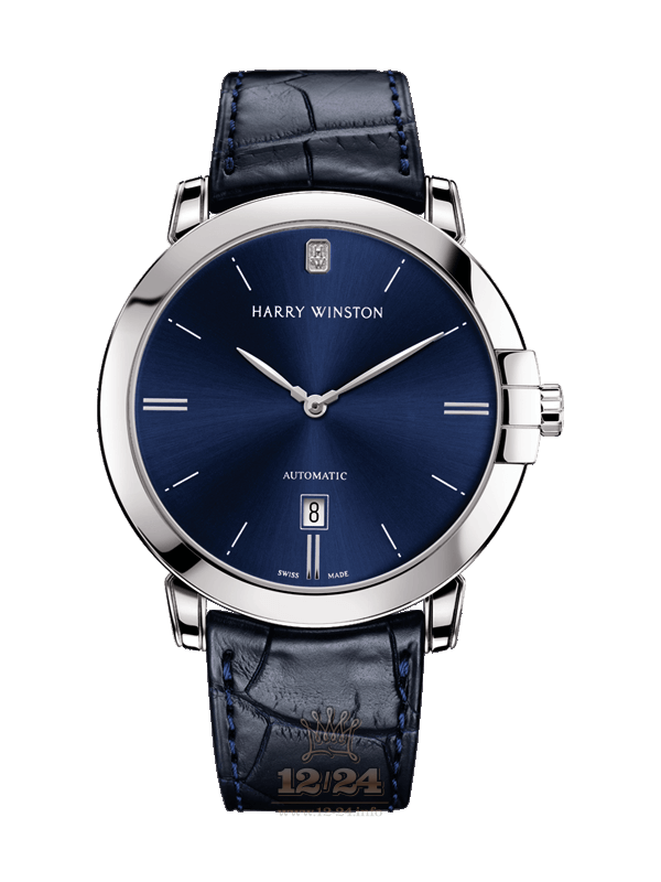 Harry Winston Midnight Collection Watch MIDAHD42WW002 42 mm White gold Case Dark blue Dial
