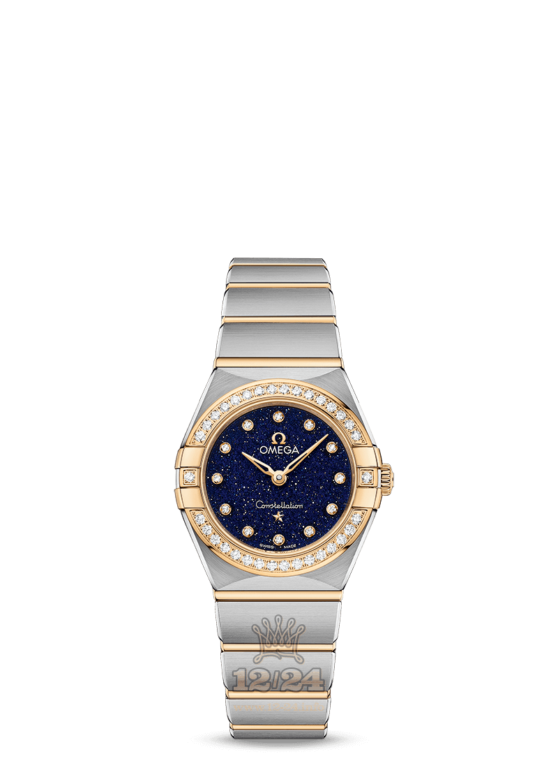 Omega Constellation Watch 131.25.25.60.53.001 25 mm Steel / Yellow gold Case Dark blue Dial