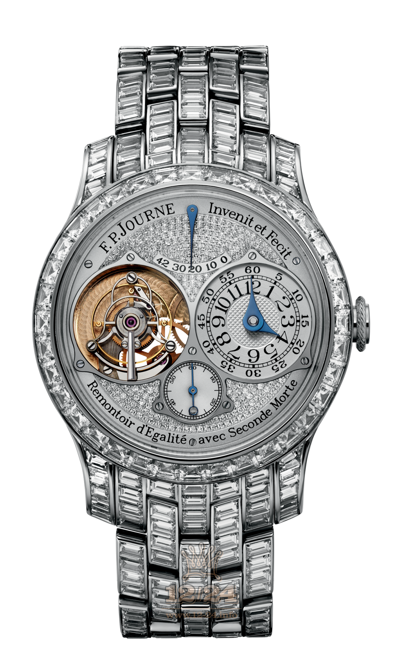 F.P.Journe Jewellery Collection Watch FPJ-Co-Jewellery-TourbillonSouv-AL-JewPl 40 mm Platinum Case Silver Dial