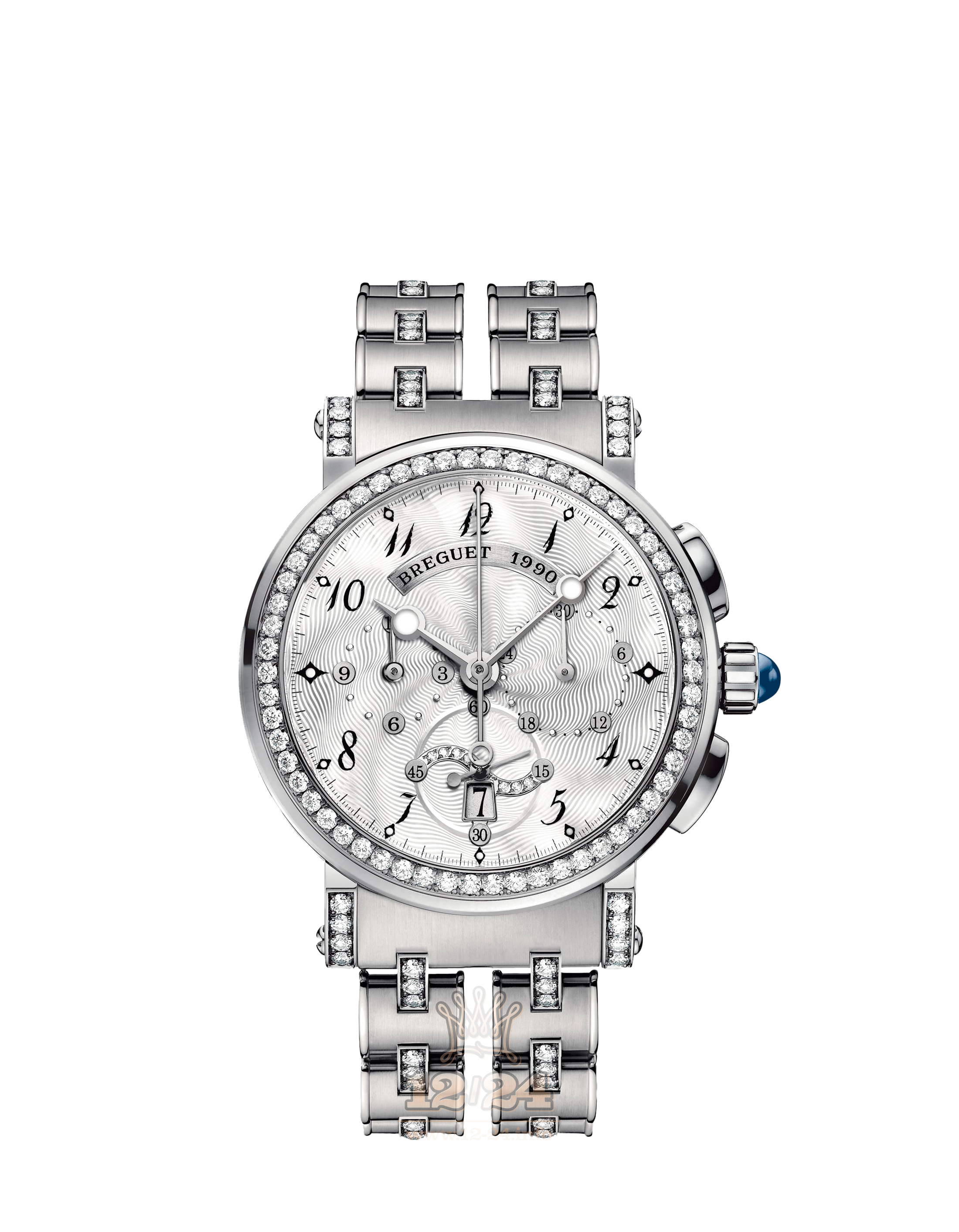 Breguet Marine Watch 8828BB/5D/BM1/DDD0 35 mm White gold Case White Dial