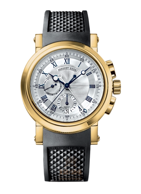 Breguet Marine Watch 5827BA/12/5ZU 42 mm Yellow gold Case Silver Dial