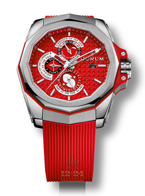 Corum Admiral Watch A277/02647 45 mm Titanium Case Red Dial