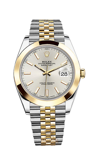 Rolex Datejust Watch 126303-0002 41 mm Steel / Yellow gold Case Silver Dial