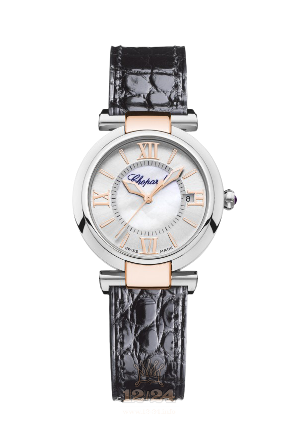 Chopard Imperiale Watch 388563-6001 29 mm Steel / Pink gold Case White Silver Dial