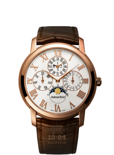 Audemars Piguet Jules Audemars Watch 26391OR.00.D088CR.01 41 mm Pink gold Case White Dial