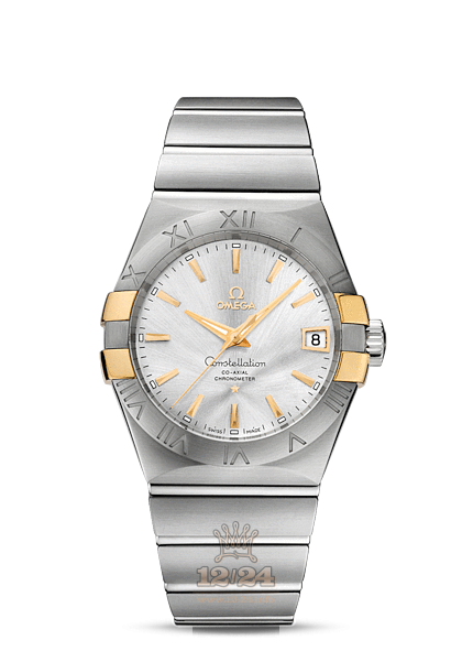 Omega Constellation Watch 123.20.38.21.02.005 38 mm Steel / Yellow gold Case Silver Dial